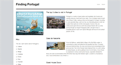 Desktop Screenshot of findingportugal.com